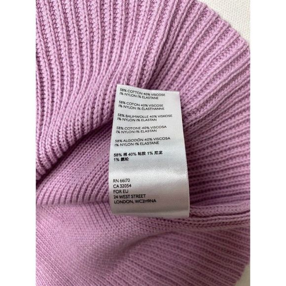 Free‎ People Short Mini Skirt Womens MEDIUM Lilac Purple Rib Stretchy Flare NEW - Picture 7 of 10